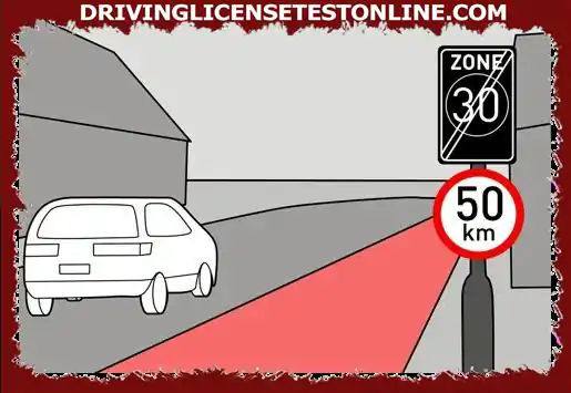 During the day , at what maximum speed is it possible to drive in this zone ?