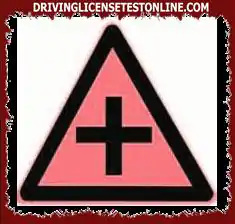 The function of this sign is to warn vehicle drivers to be cautious and slow, and to pay...