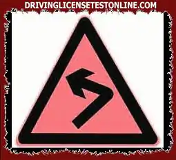 Значението на този знак е да предупреждава за остър ляв завой напред.