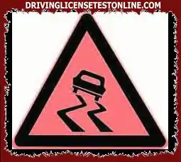 The meaning of this sign is to remind the vehicle driver that the road ahead is a sharp turn.