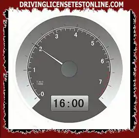 Ο μετρητής δείχνει ότι η τρέχουσα ταχύτητα του οχήματος είναι 20 km / h.