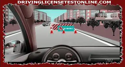 As shown in the figure, in this case, the opposing vehicle has the right of way.