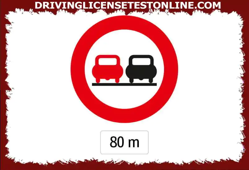 Are you allowed to overtake a motorbike (moped) following these traffic signs ?