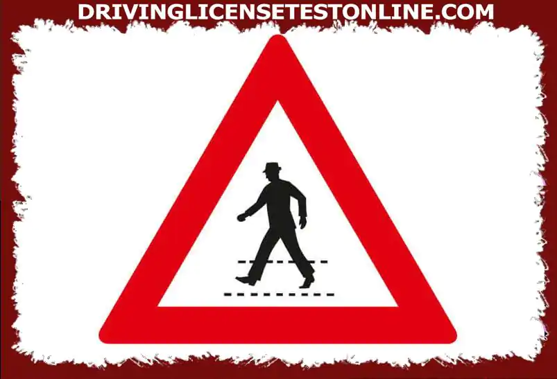 How do you behave with this traffic sign ?