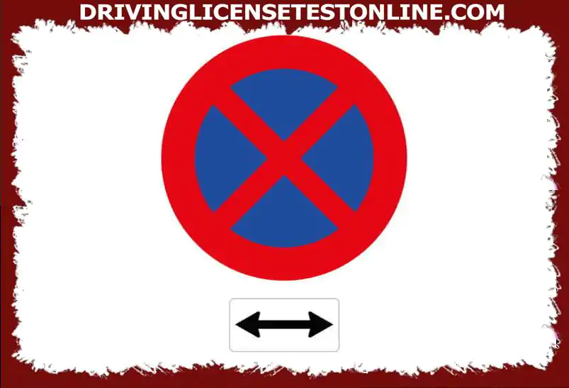 Çfarë do të thotë për ju kjo shenjë e trafikut me shenjën shtesë ?