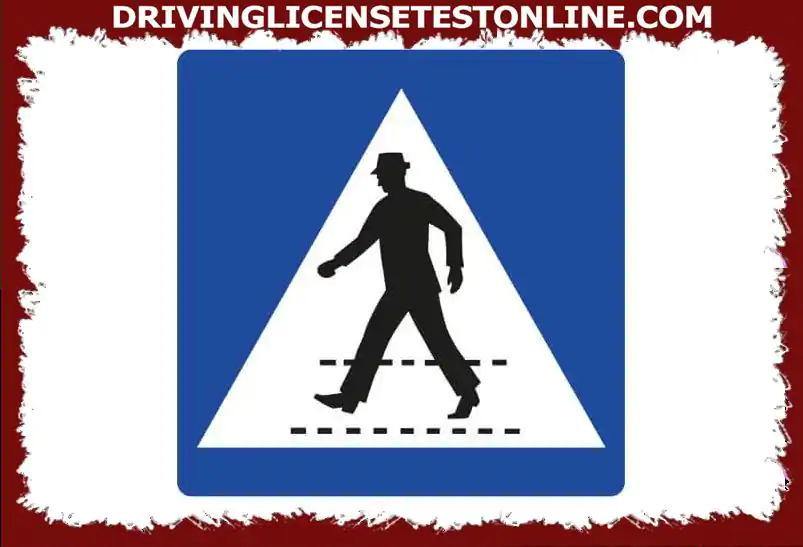 What does this traffic sign show you ?