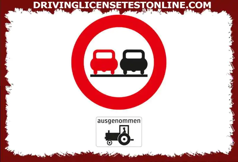 Are you allowed to overtake a tractor or combine harvester after these traffic signs ?