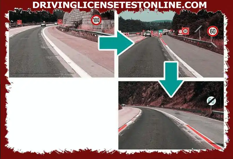 You are driving on a motorway . What requirements must be met in any case so that you are...