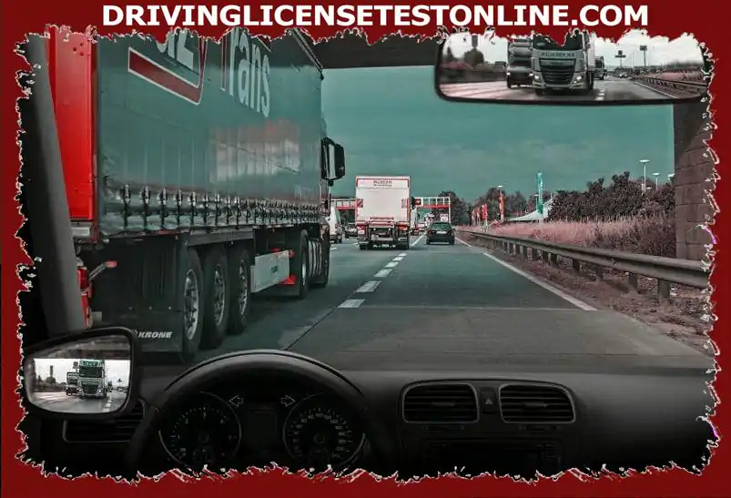 In this situation you want to drive onto the autobahn . How do you behave ?