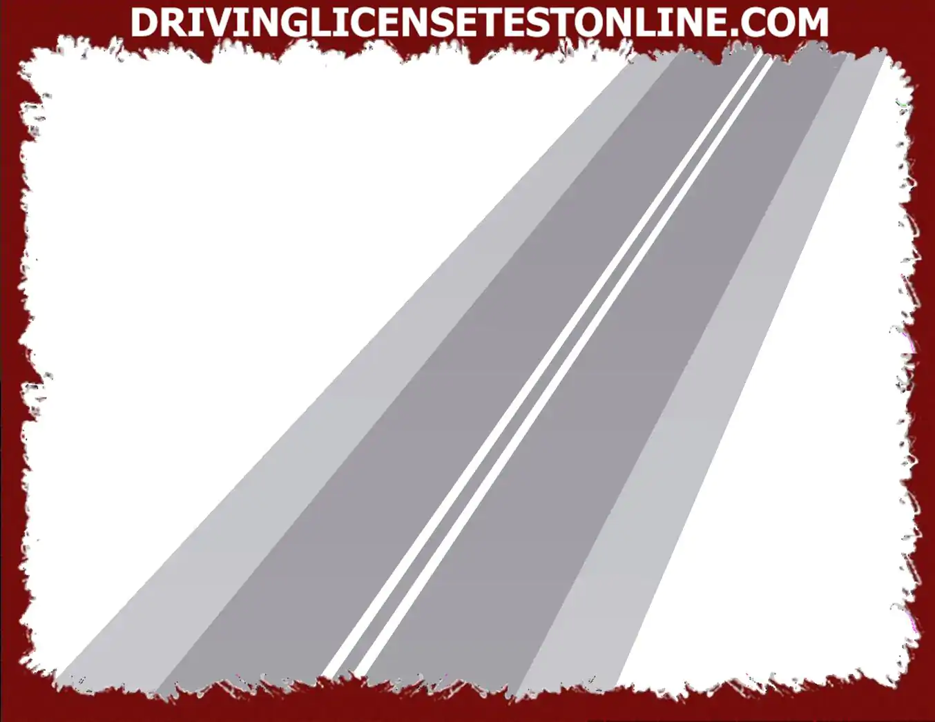 Kdy můžete překročit dvojitou plnou bílou čáru uprostřed silnice ?