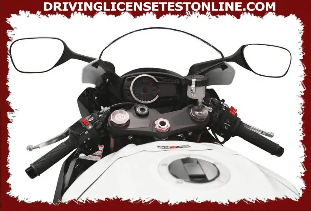 De meest algemene opstelling van de bedieningselementen op de motorfiets is die waarmee u met...