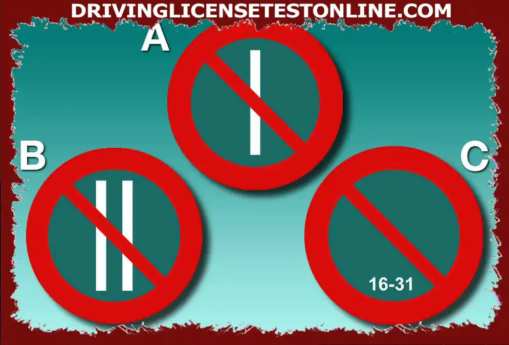 Today is day 5 . Therefore, you will not be able to park on the side of the road where the sign . . . is located