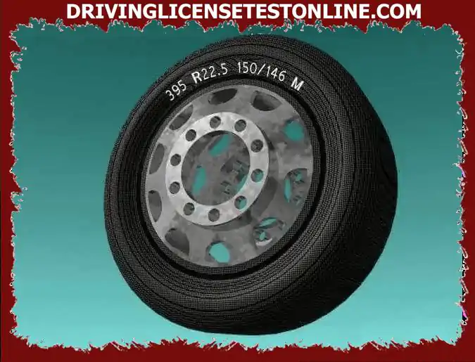 A figura que indica o índice de carga de um pneu montado em veículo comercial é composta...
