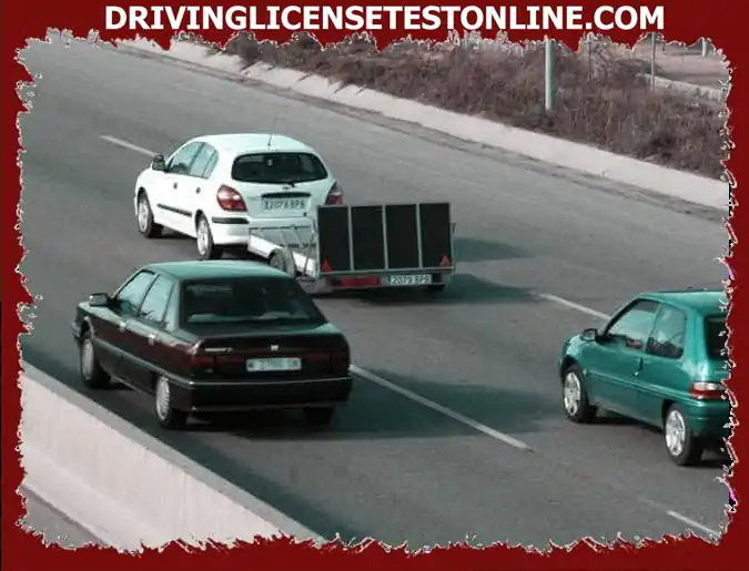 When driving a car with a trailer, the same driving technique should be used as when driving without a trailer ?