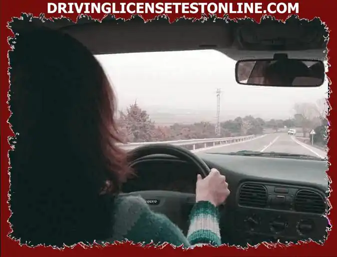 Within preventive driving, it is advisable to look into the distance when driving ?