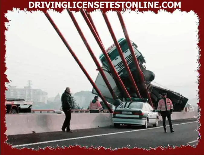 Jos onnettomuus sattuu ajoneuvoon, joka voi vuotaa vaarallisia materiaaleja, meidän on . . .