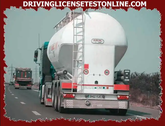 A driver who circulates with a tanker vehicle with dangerous liquid substances, must know that what most prevents cargo movements is . . .