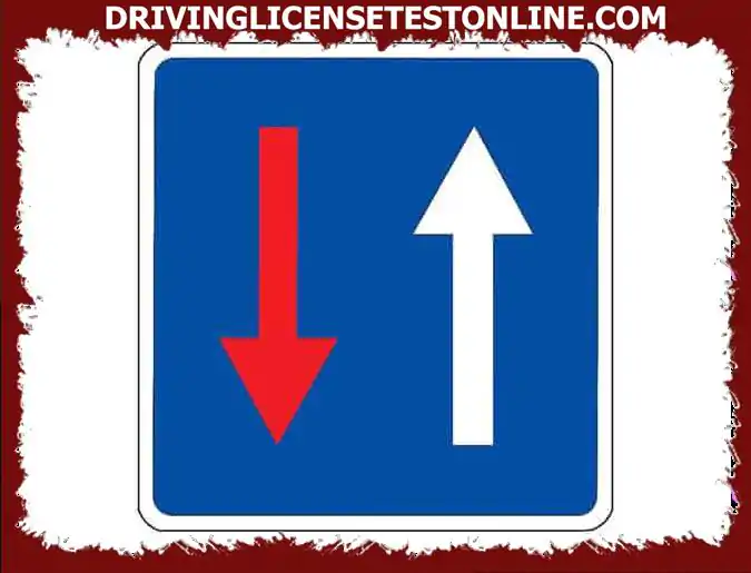 A bus coincides on a bridge that does not allow simultaneous passage, with a truck that circulates in the opposite direction . If the bus driver saw this sign at the entrance, who should go back ?
