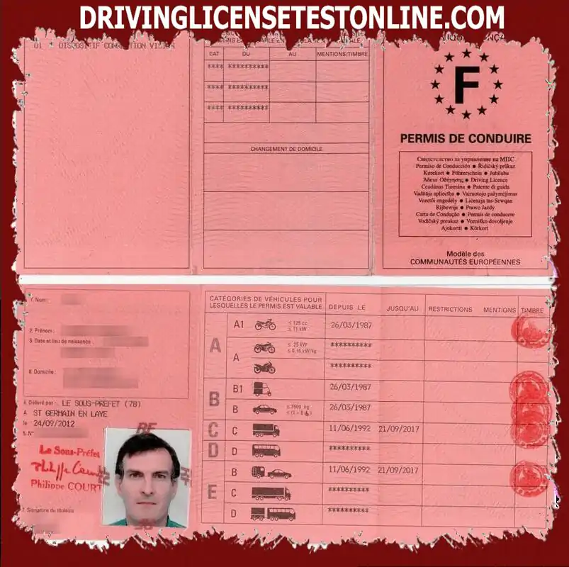このライセンスで、私は運転することができます：