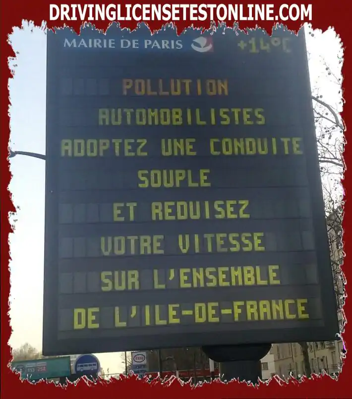 During pollution alerts in the Paris region, the speed reduction is: