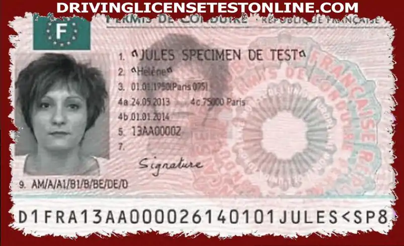 How long is the new model driving license valid for (in the form of a plastic card, issued from January 19, 2013) ?