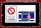 This figure is a sign of regulation notice, and it is foretold that the traffic regulation shown...