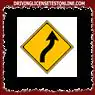 This figure is a sign indicating that you must avoid obstacles in front of you.