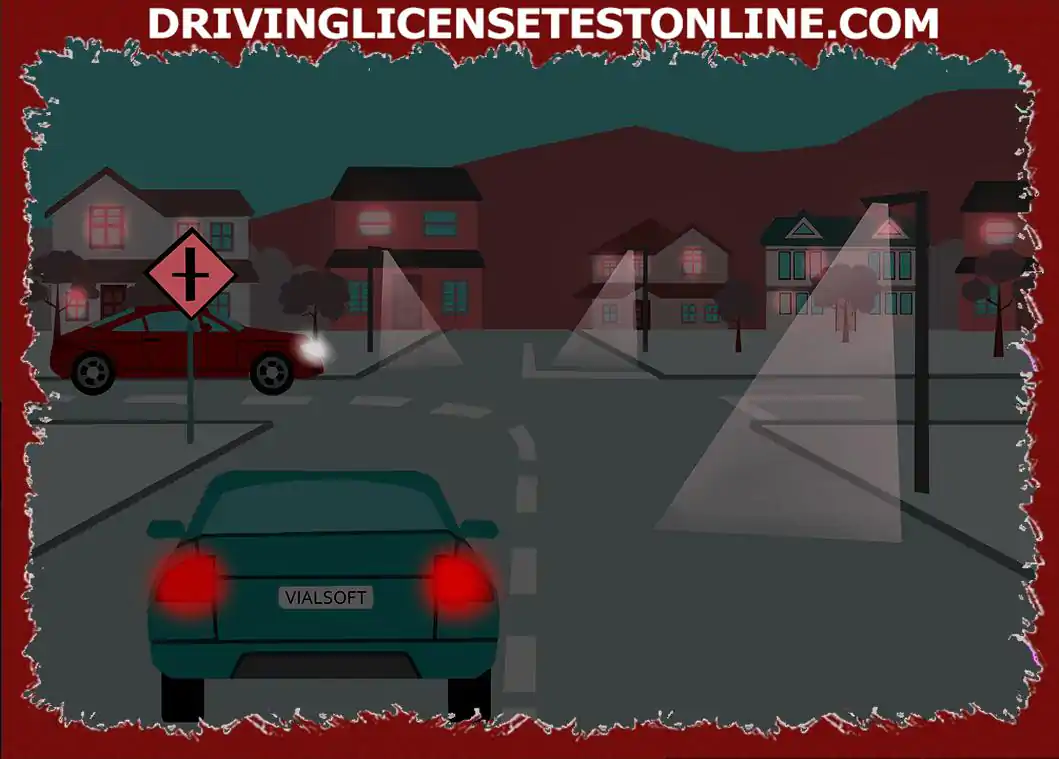 ¿Por qué podría ser peligroso conducir en una calle mal iluminada ?