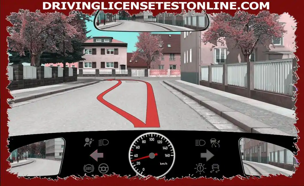 Which driving line do you have to keep to turn left ?