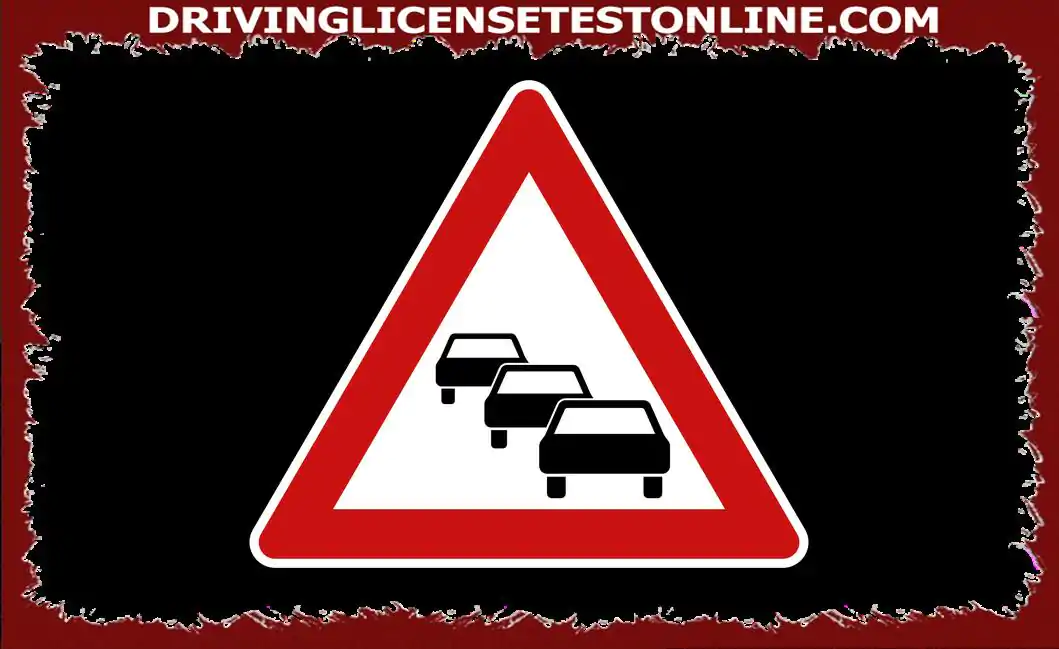 How do you behave on a motorway with this traffic sign ?