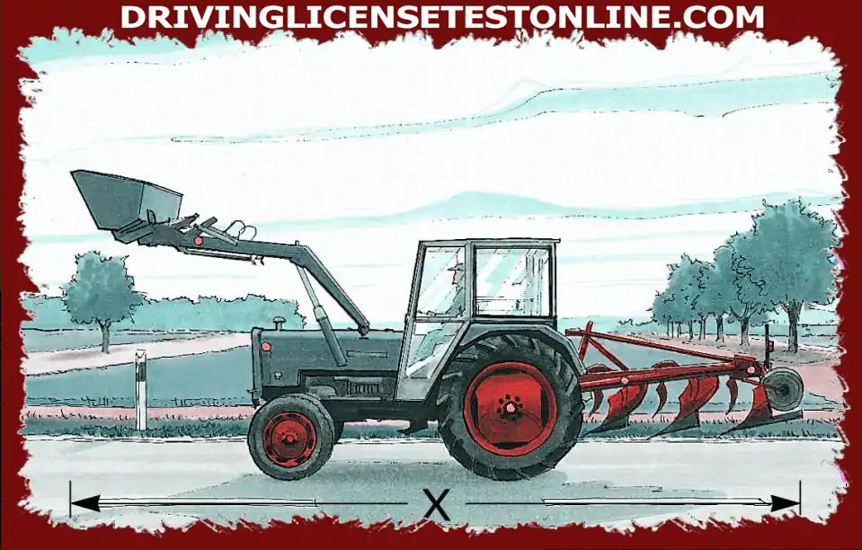 Cili është dimensioni maksimal X për traktorët bujqësorë ?