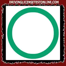Green circle means :