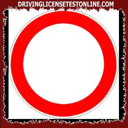El letrero mostrado | prohíbe el tránsito de todos los vehículos