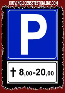 Señales de tráfico: | La señal que se muestra indica que se puede estacionar todos los días...
