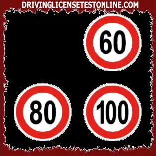 Brzina: | Oznake prikazane na slici primjenjuju se na stražnji dio nekih kategorija vozila