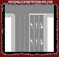 그림의 방향 화살표 | 교차로에서 허용되는 방향을 운전자에게 보여줍니다.