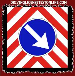 The sign shown | can be placed on vehicles for road works, stationary or slow moving