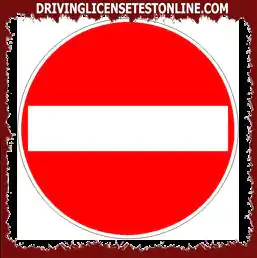 Trafikskyltar : | Det visade skylten är ett FÖRBJUDANDE AV TRANSIT