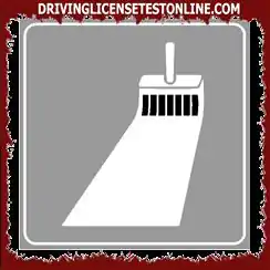 Road signs: | The supplementary panel shown indicates that it is not allowed to cross the solid line