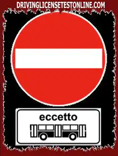 Signalisation routière : | Le panneau sur la figure interdit l'accès aux bus