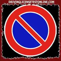 Road signs: | In the presence of the sign shown, the forced removal of the vehicle is...