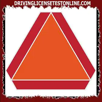 The orange and red indication of this model on the vehicle always means :