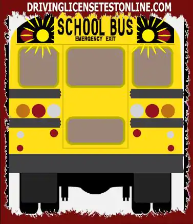 Anda berada di belakang bus sekolah dan lampu kuning di bus mulai berkedip . Apa artinya ini ?