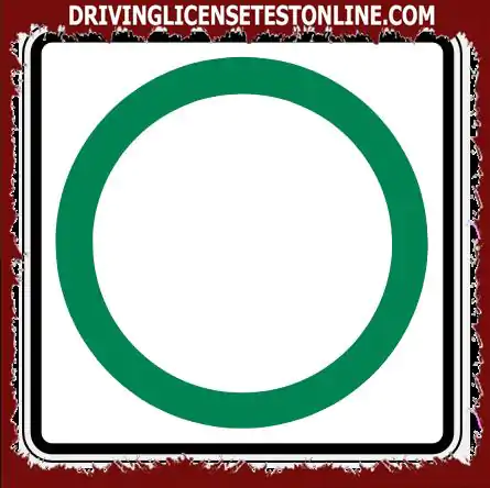 En grön cirkel betyder :