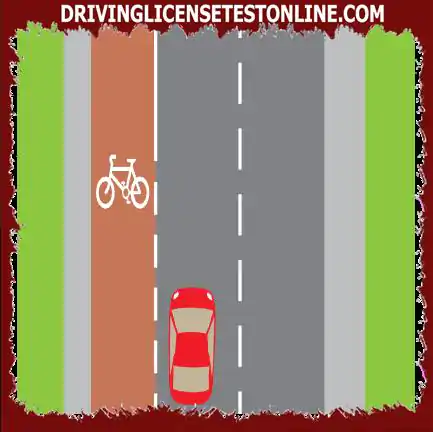When can you drive in duty cycle lane ?