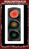 What will you do when you are offered the intersection and the traffic light is red ?