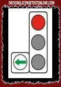 Ak má vodič električky dať prednosť v jazde vozidlám prichádzajúcim z iných smerov v prípade zeleného semaforu :