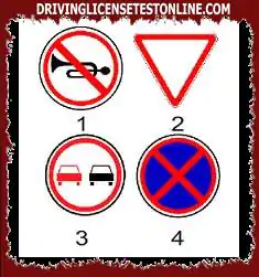 Care dintre aceste indicatoare rutiere nu este considerat prohibitiv? :