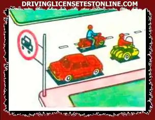 Drivers of which vehicles violated the requirements of the road sign ?