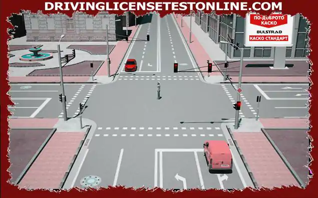 この場合、交差点を横断することはできますか？